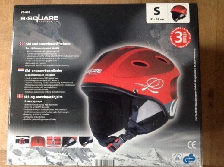 Rode ski-helm maat s, 160 tot 180 cm, Overige typen, Ophalen of Verzenden, Zo goed als nieuw