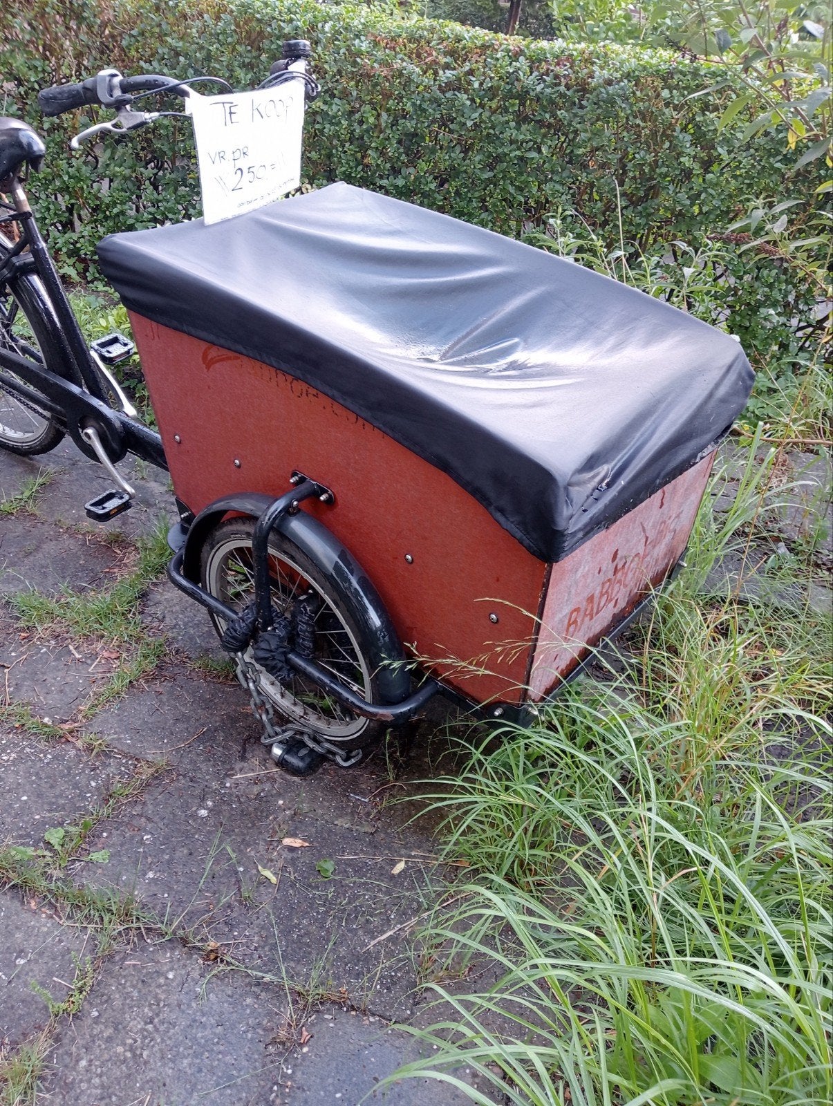 Bakfiets te koop - Babboe, Fietsen en Brommers, Ophalen, Gebruikt, 4 kinderen of meer