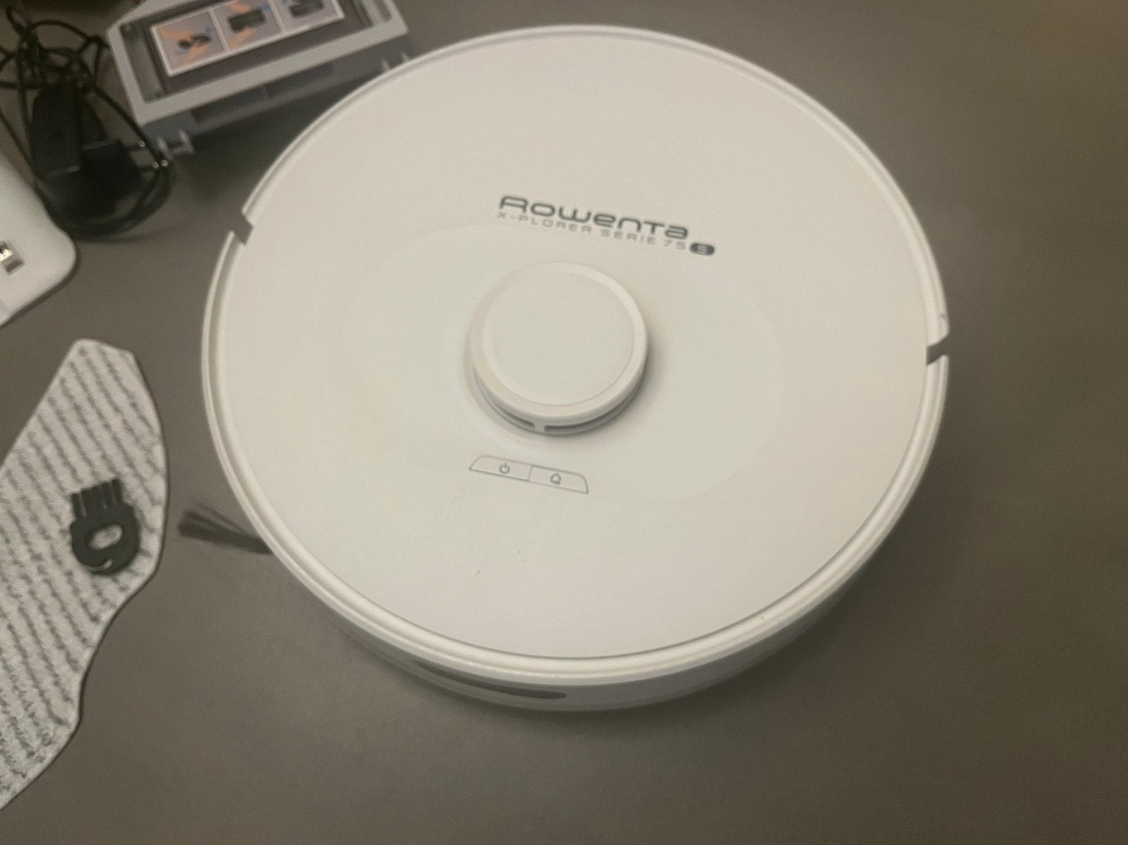 Rowenta X‑Plorer Serie 75S robot stofzuiger inc dweilfunctie, Witgoed en Apparatuur, Stofzuigers, Bedienbaar via app, Zo goed als nieuw