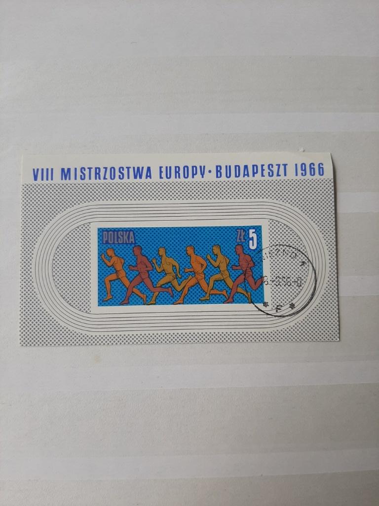 Polen 1966, Budapest, lange afstanden, Postzegels en Munten, Ophalen of Verzenden, Polen, Gestempeld