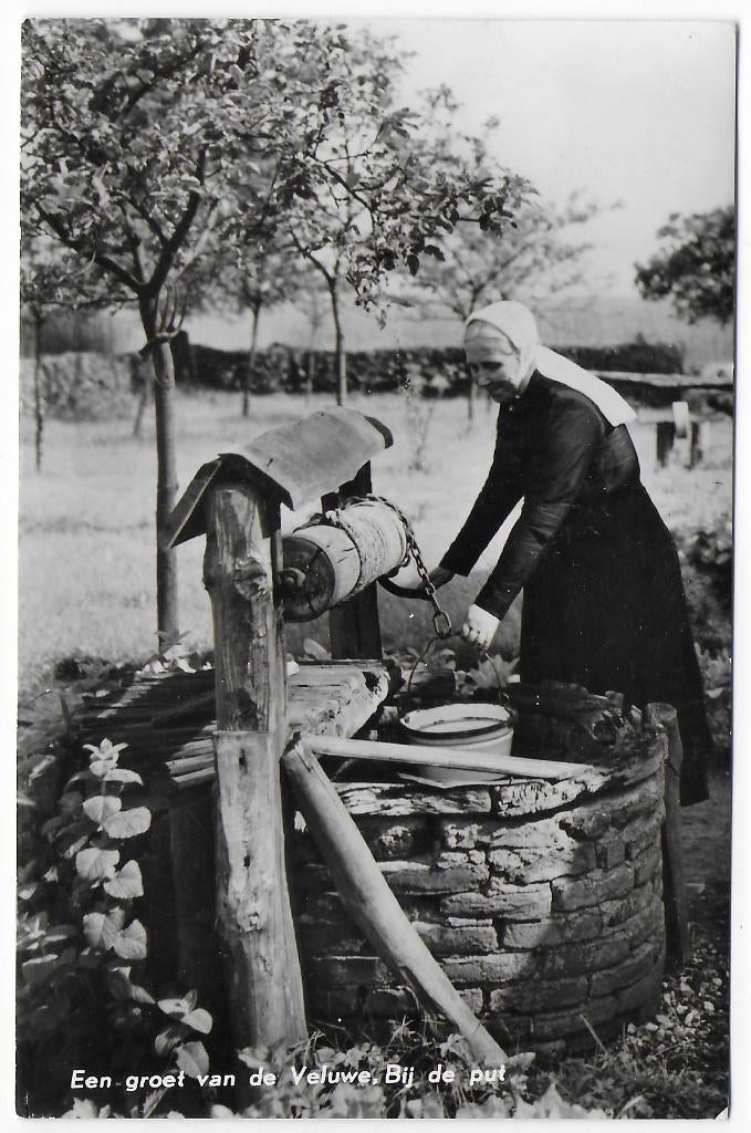 Veluwe Bij de Put Ongelopen Ansichtkaart ( B7400 ), Ophalen of Verzenden, 1960 tot 1980, Ongelopen, Gelderland