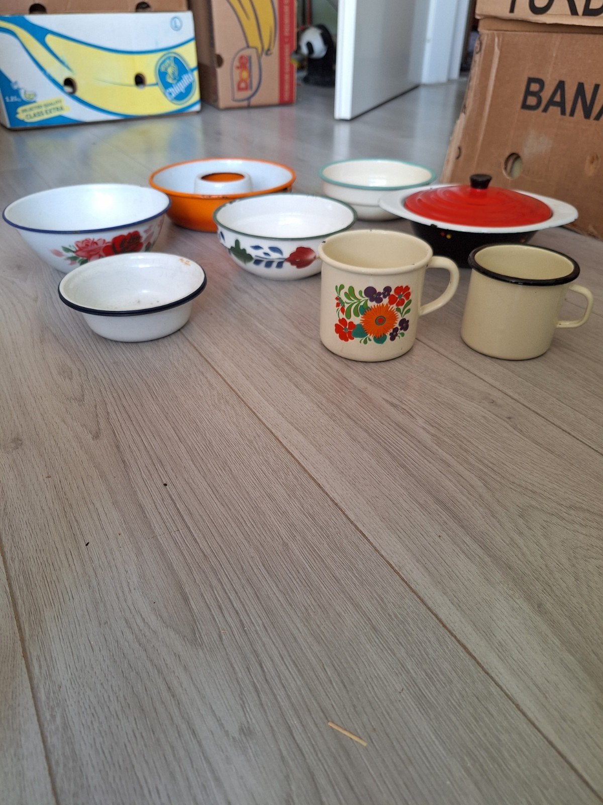 Diverse emaille, Antiek en Kunst, Ophalen of Verzenden