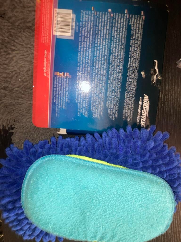 AutoStyle Car Wash Set: Handschoen, Spons & Microvezel, Ophalen of Verzenden