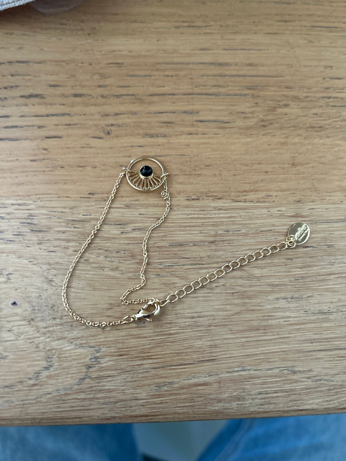 l’Atelier Emma & Cloé - Gouden Armband - Nieuw, Overige materialen, Ophalen of Verzenden, Zo goed als nieuw, Met edelsteen