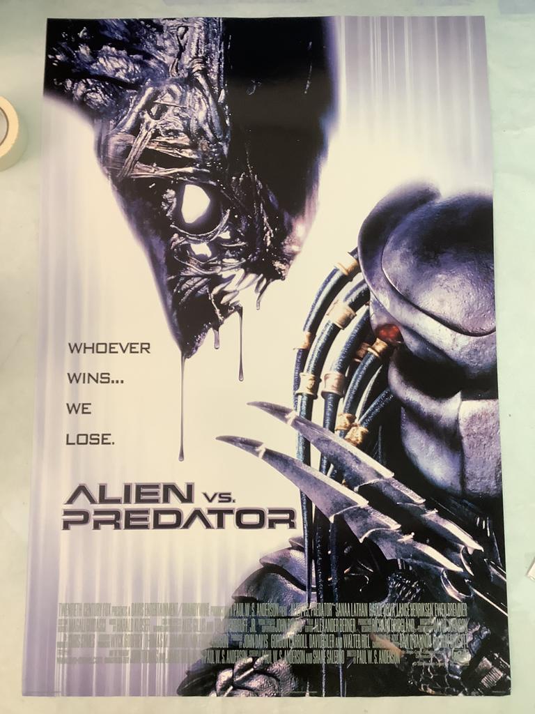 ALIEN VS PREDATOR  USA FILMPOSTER  68,5-101,5cm double sided, Ophalen of Verzenden, Zo goed als nieuw, A1 t/m A3, Film en Tv