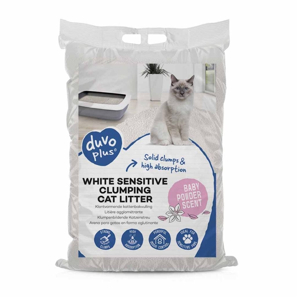 kattenbakvulling sensitive klontvormend babypoeder nu €10,-, Ophalen, ., Nieuw, Duvoplus