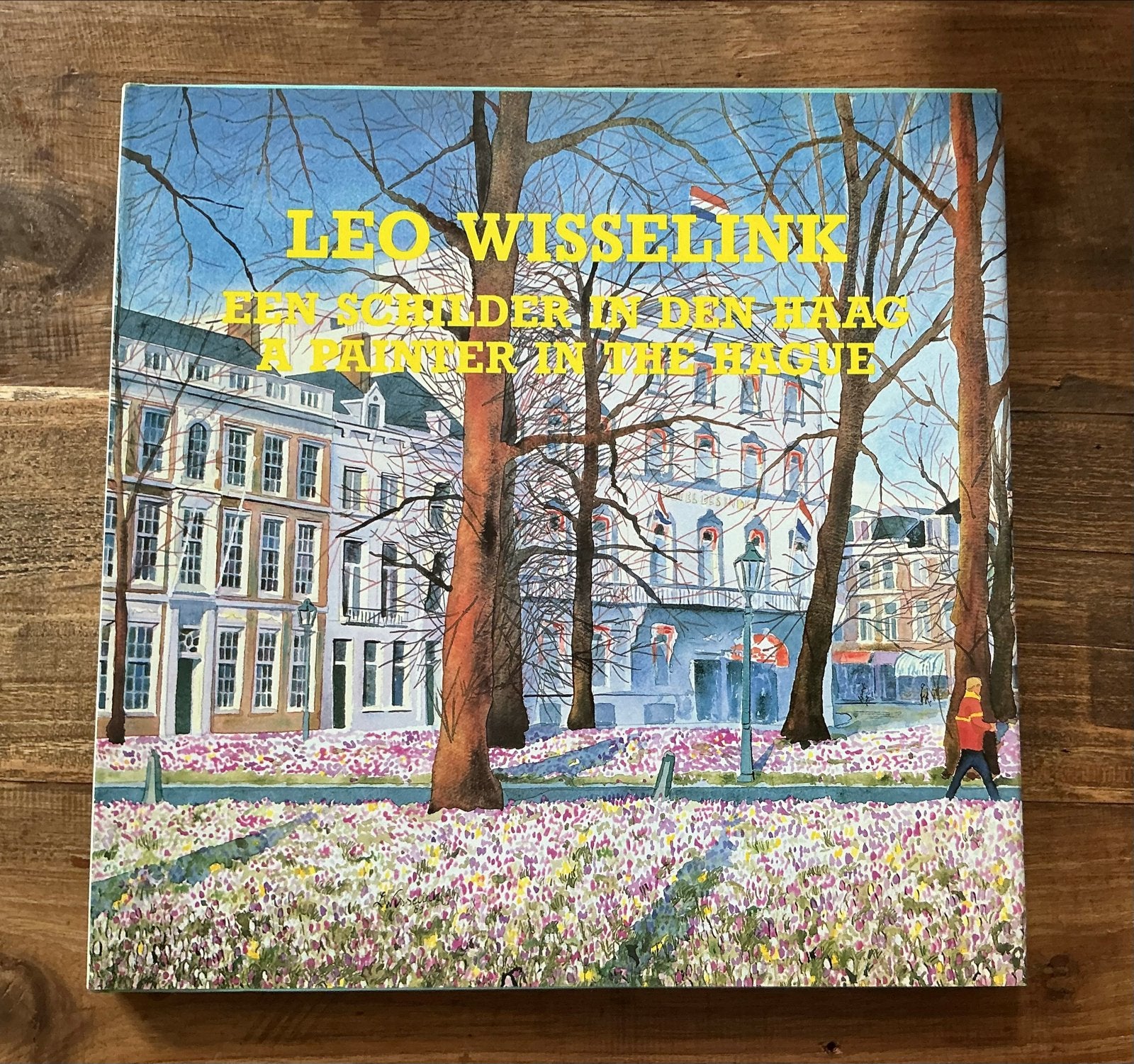 Leo Wisselink - Een schilder in Den Haag (gesigneerd), Verzenden, Zo goed als nieuw, Schilder- en Tekenkunst