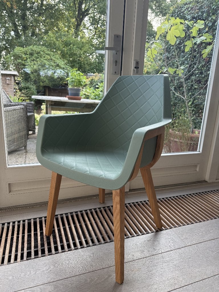 Rivièra Maison 'Amsterdam City' dining chair soft green, Huis en Inrichting, Overige kleuren, Zo goed als nieuw, Eén, Ophalen