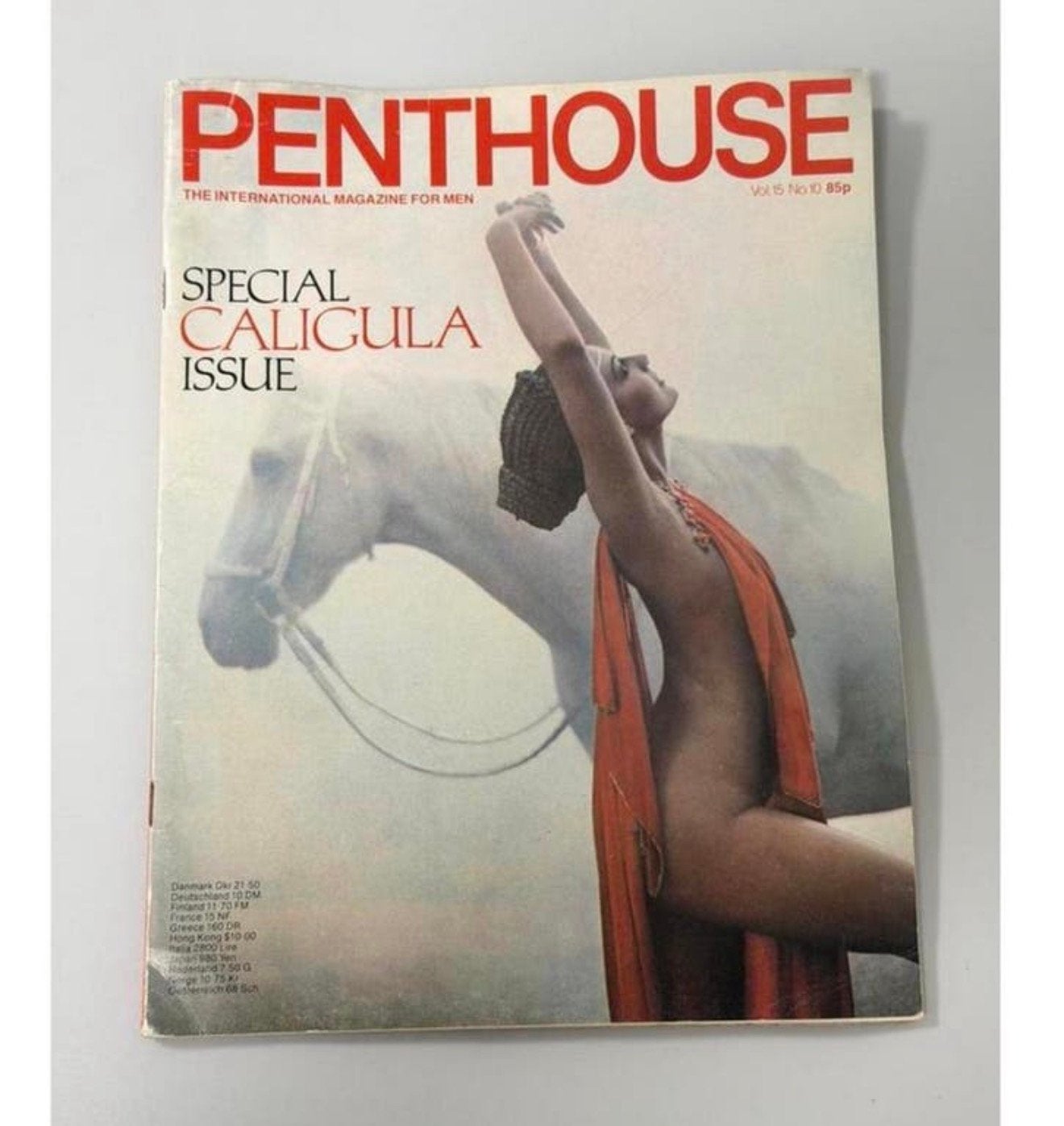 Penthouse 1980 magazine Vol 15 Nr 10 Special Caligula Issue, Verzamelen, Ophalen of Verzenden, 1960 tot 1980, Buitenland, Tijdschrift