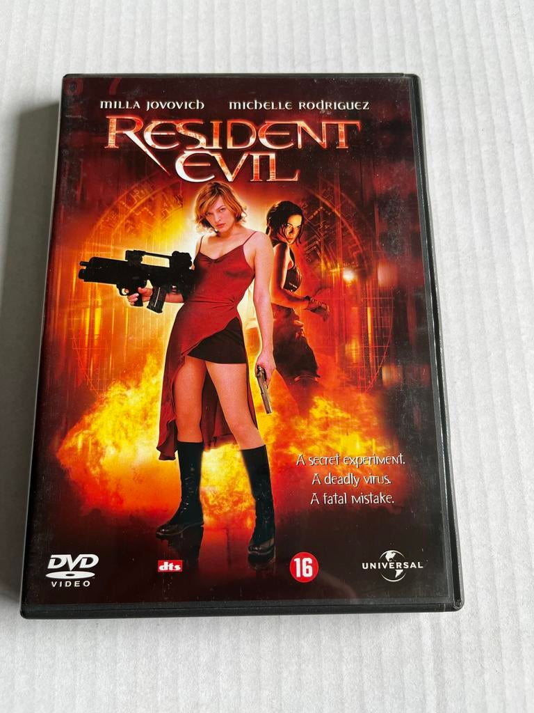 Resident Evil DVD, Vanaf 16 jaar, Ophalen of Verzenden, Gebruikt, Actie