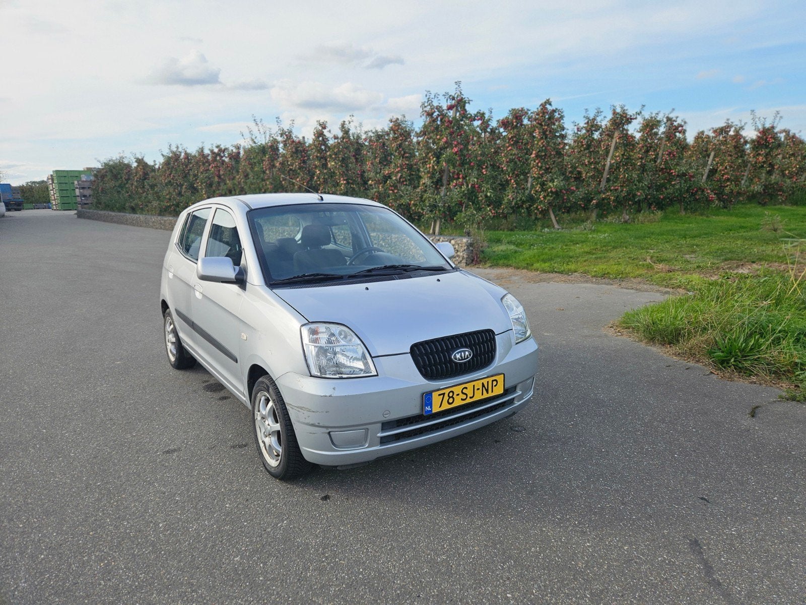 Kia Picanto 1.1 AUT 2006 Grijs Nieuw APK. 2000,- DIT WEEKEND, Auto's, 4 cilinders, Origineel Nederlands, 400 kg, Particulier