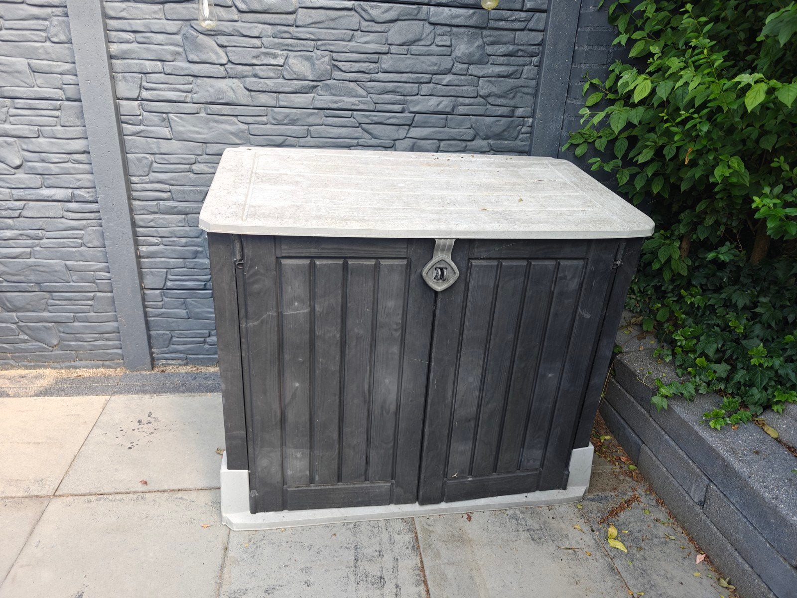 Kunststof opbergbox / berging D65xH102/110xL125cm, Tuin en Terras, Ophalen, Gebruikt, Kunststof, Overige typen