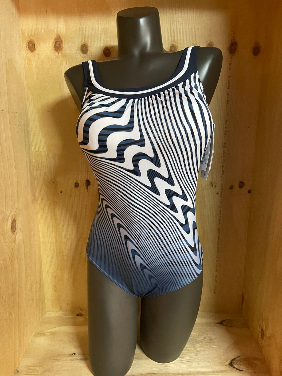 Sunflair badpak maat 44b model 22318, Kleding | Dames, Badmode en Zwemkleding, Nieuw, Badpak, Blauw, Verzenden
