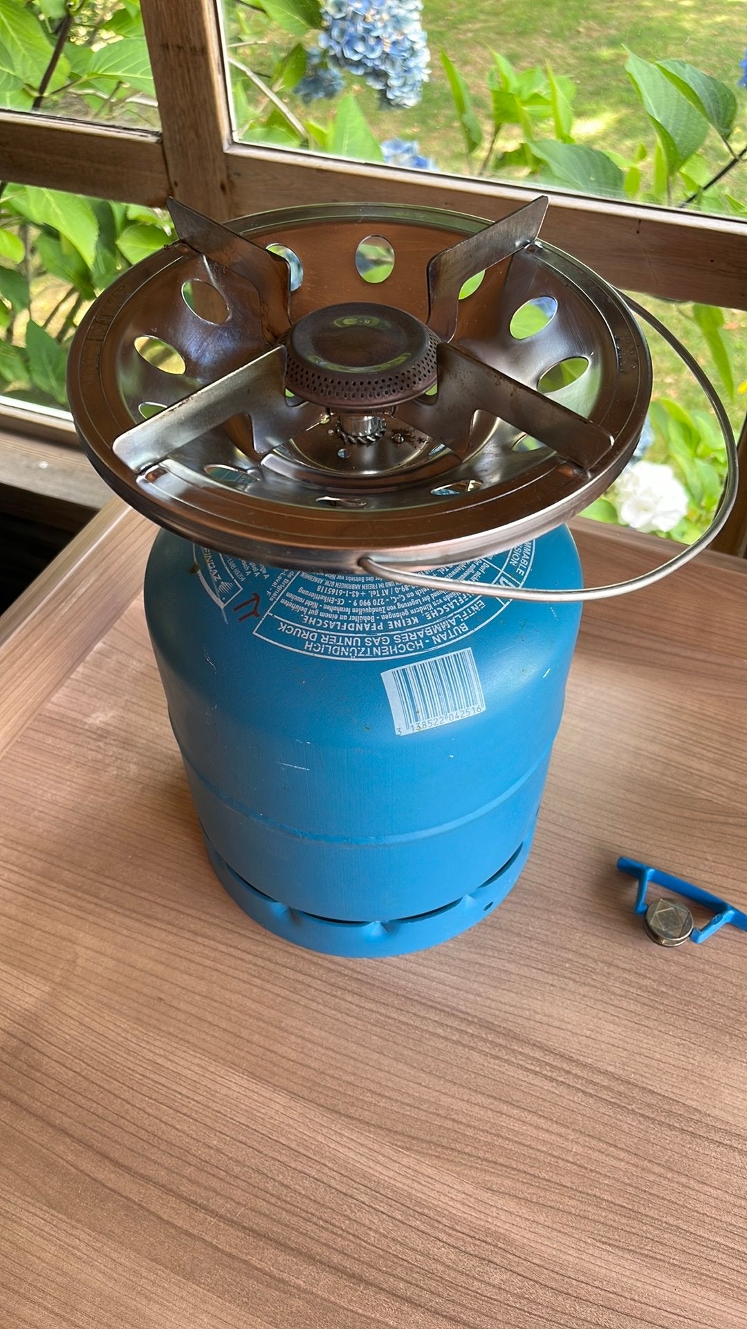 Campingaz Super Carera R gaskooktoestel, Ophalen