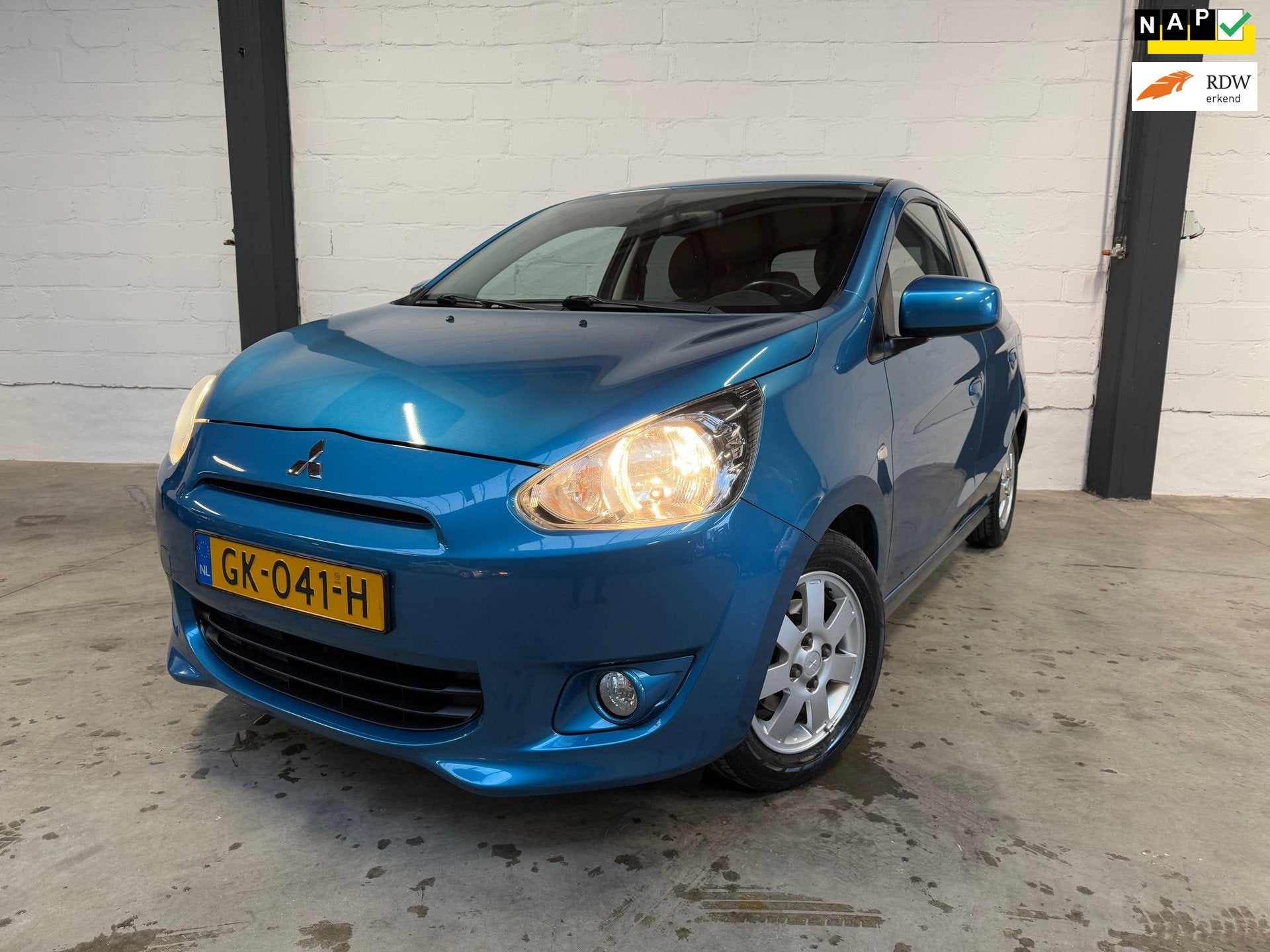 Mitsubishi Space Star 1.0 |Airco| |Bright| |ClearTec|, Auto's, Voorwielaandrijving, Start-stop-systeem, Gebruikt, Euro 6