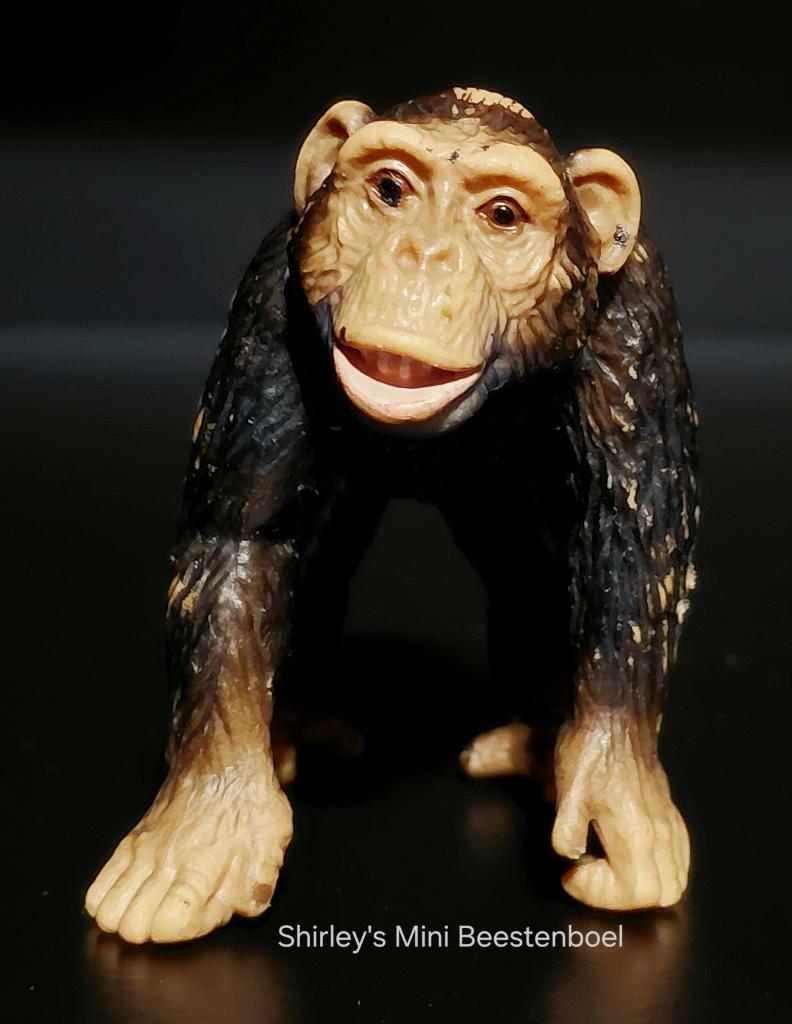 schleich chimpansee, Ophalen of Verzenden, Gebruikt, Wild dier, Beeldje of Figuurtje