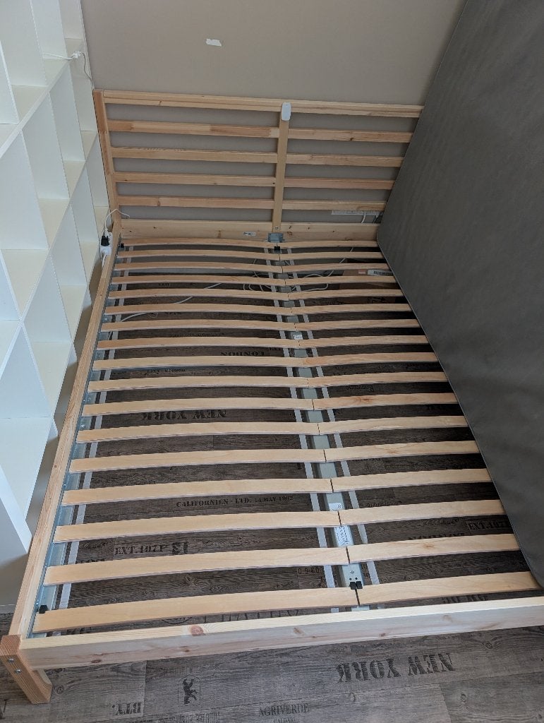 Bed frame IKEA Tarva, Huis en Inrichting, Ophalen, Gebruikt, Tweepersoons, 140 cm