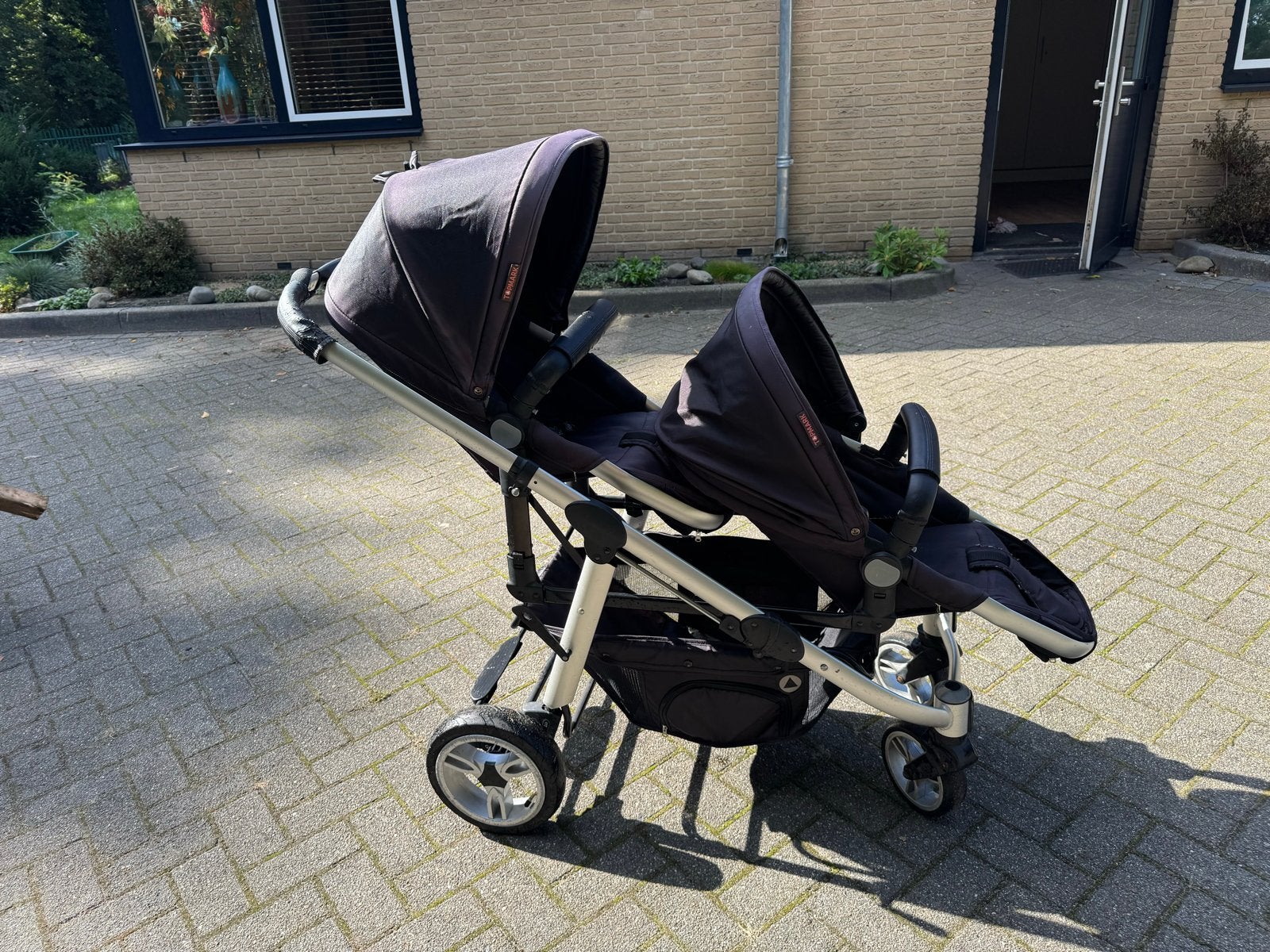 Topmark 2 Combi Duowagen met regenhoezen, Gebruikt, Duowagen, Combiwagen, Ophalen