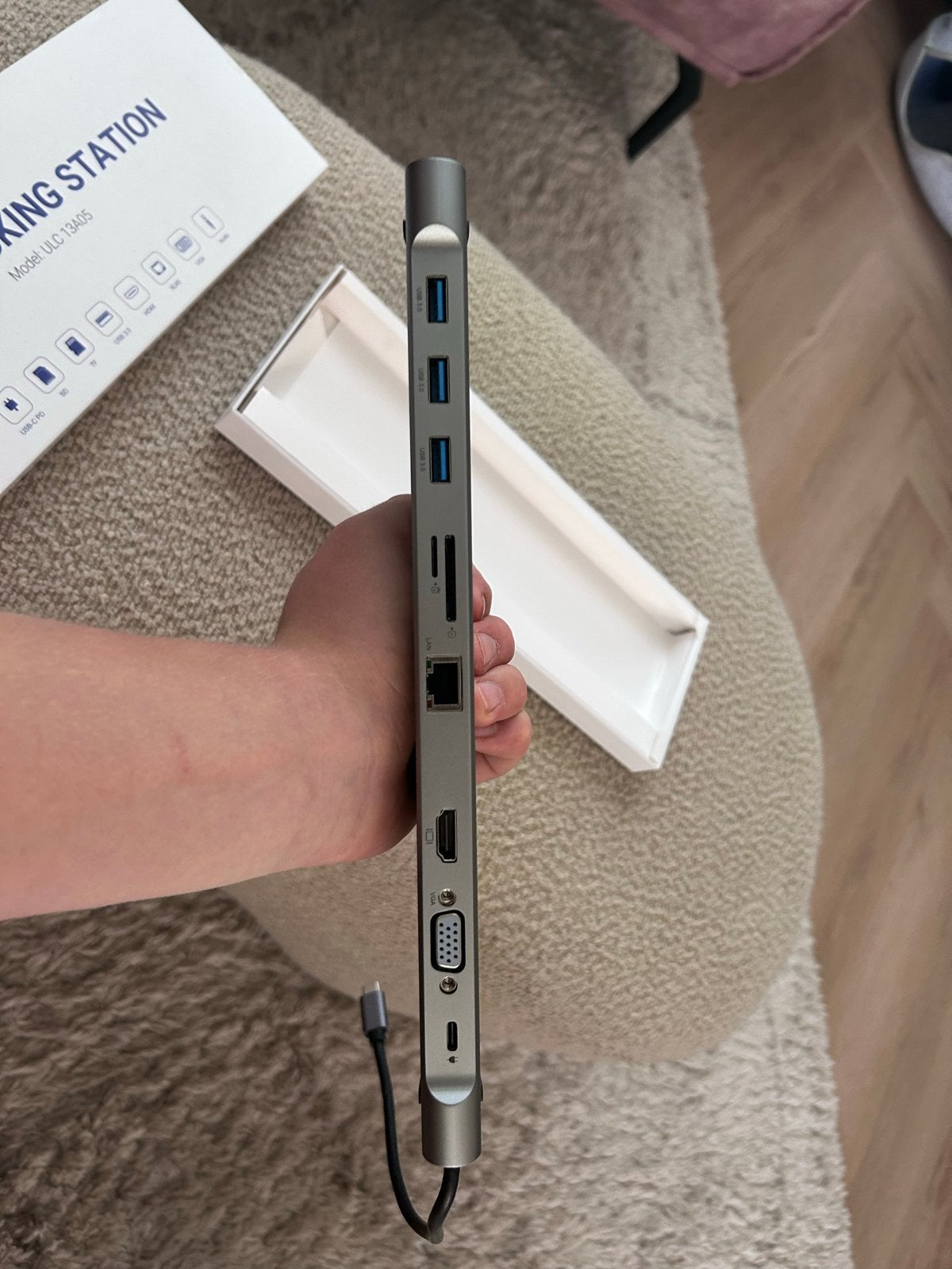 Tymyp USB-C 10-in-1 Docking Station - Nieuw, Verzenden, Nieuw, Docking station, Laptop