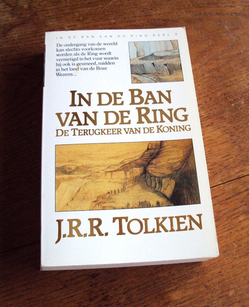 In de ban van de ring boek van JRR Tolkien, Ophalen of Verzenden, Gelezen, J.R.R. Tolkien