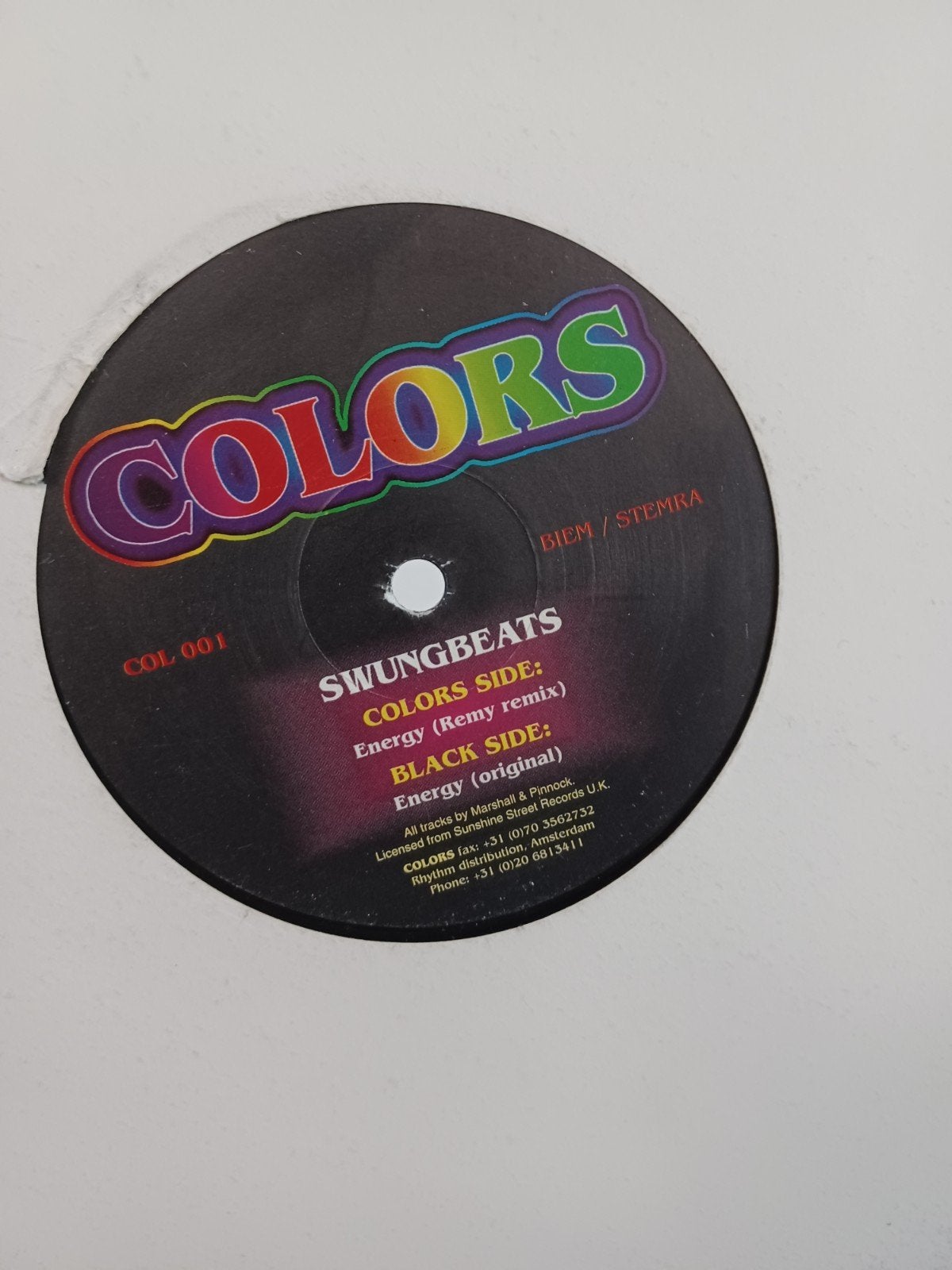Swungbeats energy vinyl, Ophalen of Verzenden, Zo goed als nieuw, 12 inch