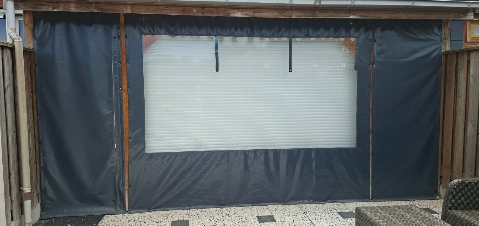 Veranda zeilen, Ophalen, Veranda