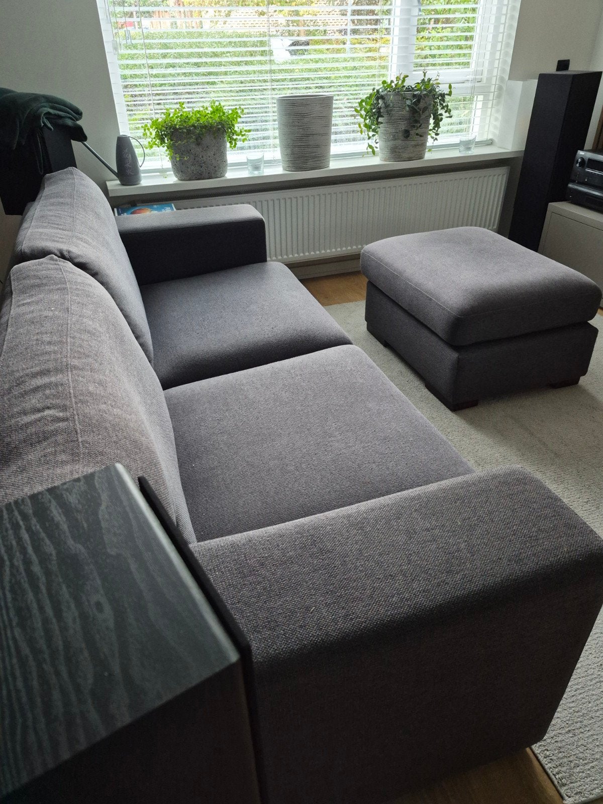 INHOUSE 2,5 zits bank met hocker., Ophalen, Gebruikt, Overige maten, 75 tot 100 cm