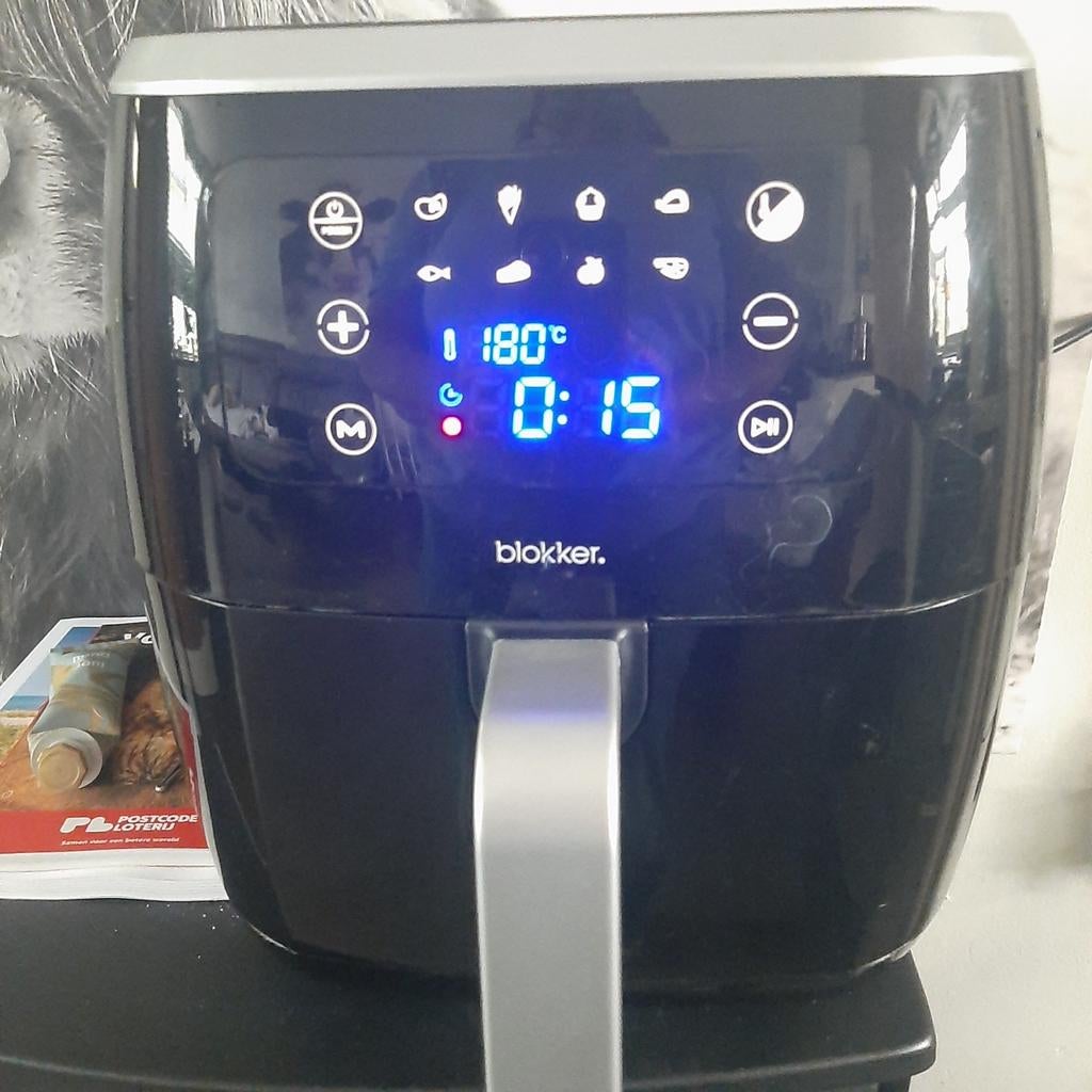 Goed werkende Airfryer van blokker .1 jaar oud, Witgoed en Apparatuur, Airfryers, Ophalen, Gebruikt, Airfryer