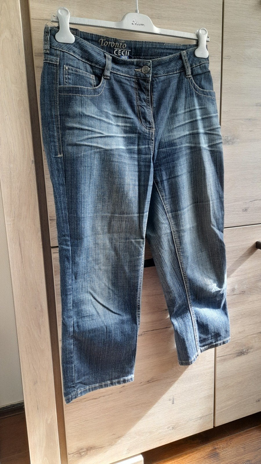 Dames Spijkerbroek, Cecil, Toronto 34/24., Kleding | Dames, Blauw, Ophalen of Verzenden, W33 - W36 (confectie 42/44), Gedragen
