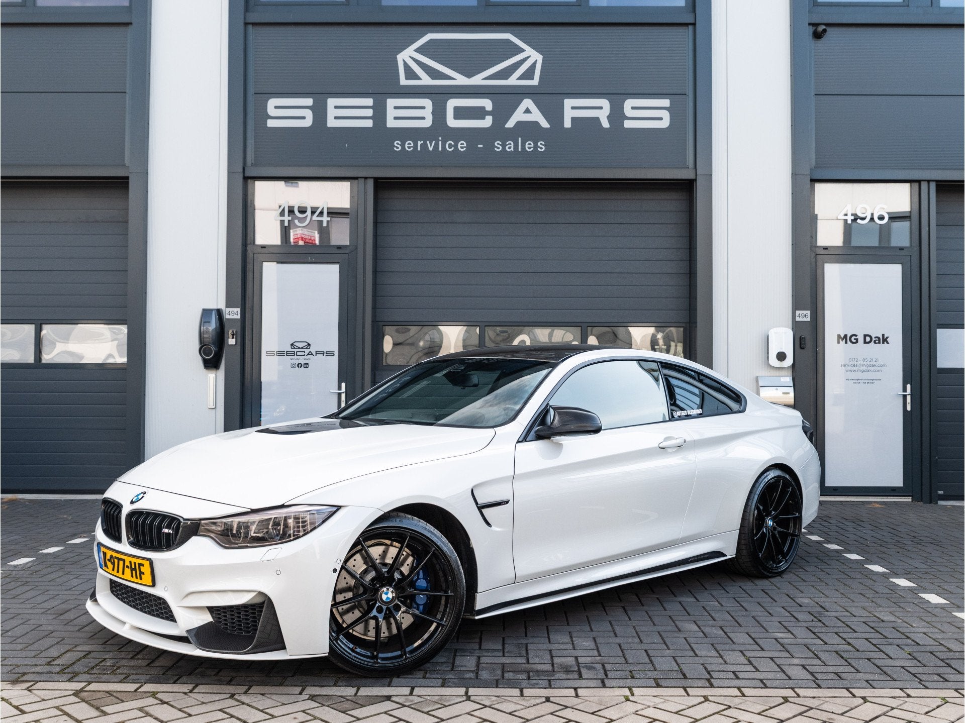 BMW M4 Coupe 500PK, Carbon pakket, Carplay, M Performance Ui, Auto's, BMW, Automaat, Dealer onderhouden, Gebruikt, 4-Serie