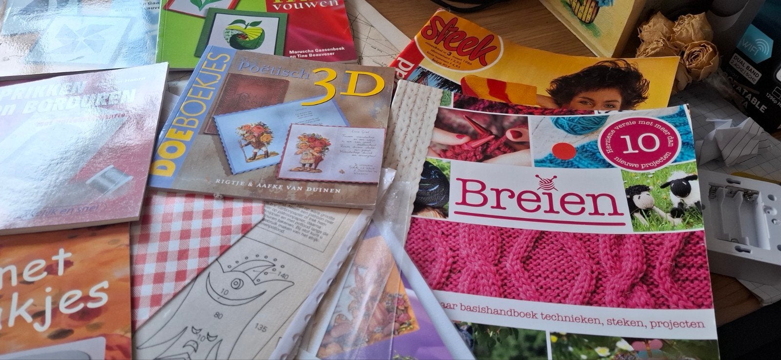 Diverse hobbyboeken en knipvellen - alles voor 7.50, Ophalen of Verzenden, Gelezen, Overige onderwerpen