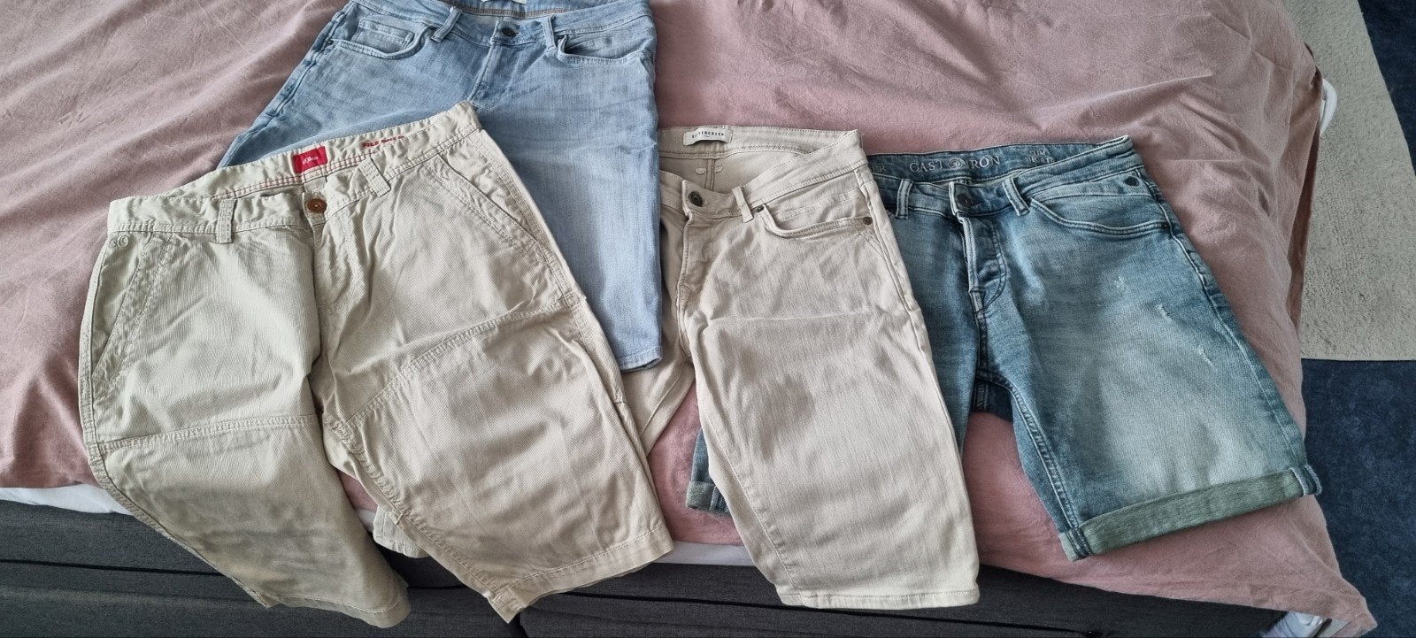 Heren jeans diverse kleuren, Overige kleuren, W32 (confectie 46) of kleiner, Zo goed als nieuw, Diverse