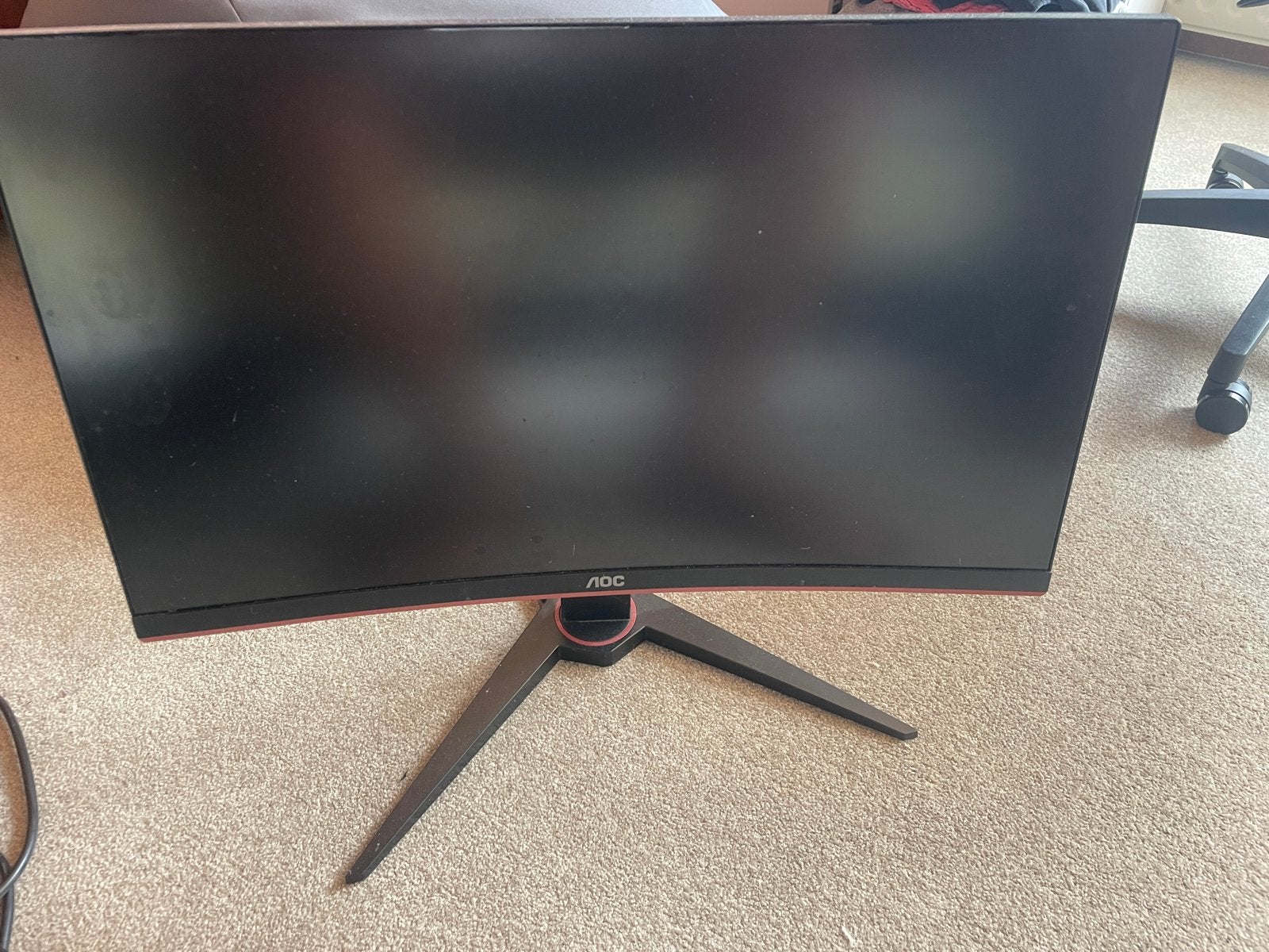 AOC C24G1 24 inch Curved Gaming Monitor, Gebruikt, 101 t/m 150 Hz, Curved, VA