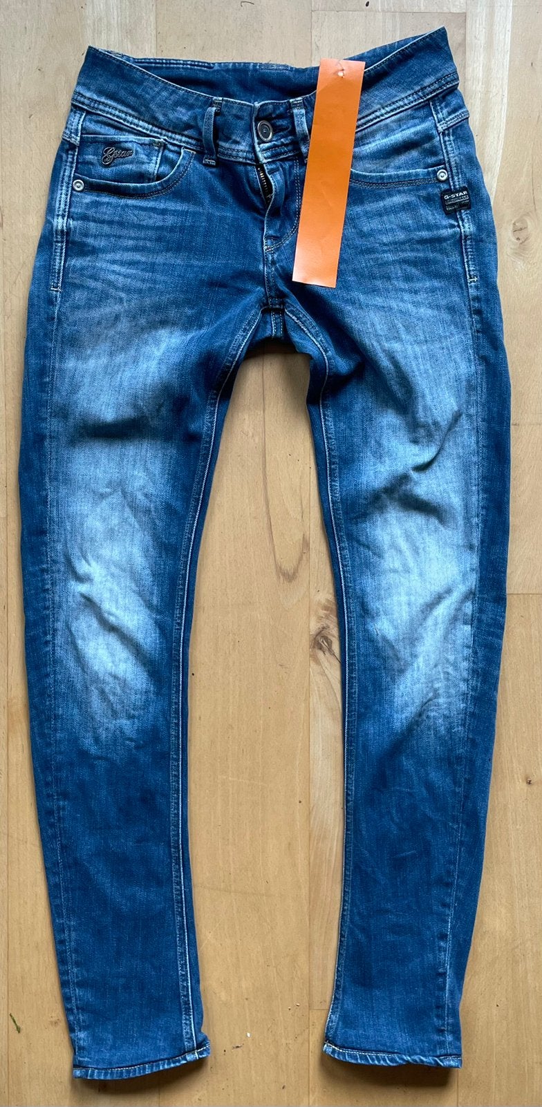 G Star Raw Lynn Skinny Wmn Jeans spijkerbroek W26 L32 blauw, Ophalen of Verzenden