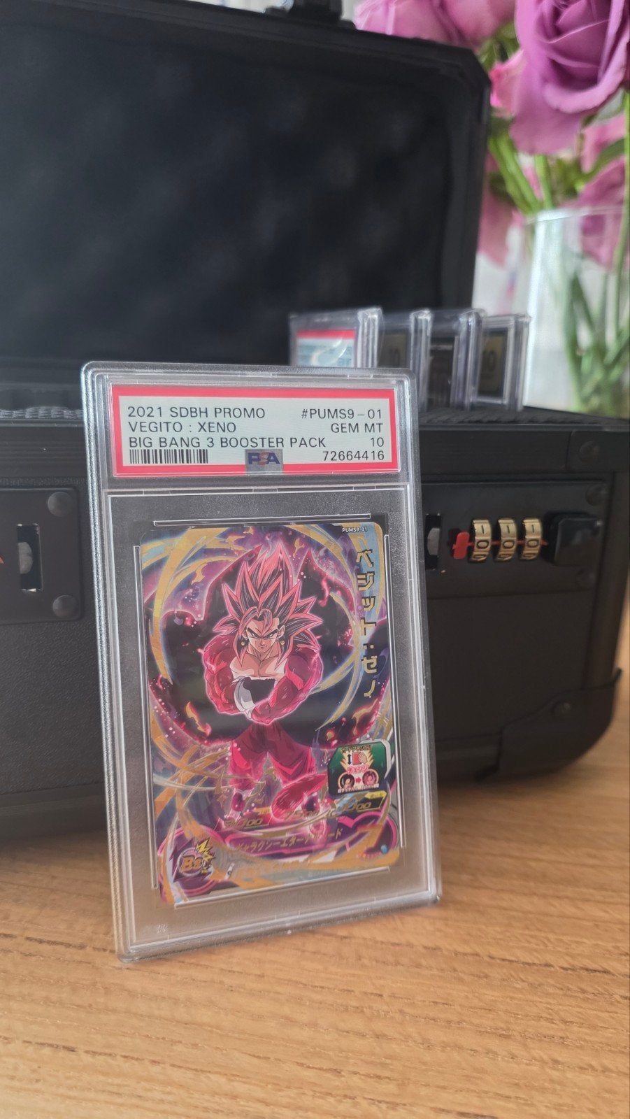 Dragon Ball Super Card Game Vegito Xeno PSA 10 GEM MINT, Ophalen of Verzenden, Nieuw, Losse kaart