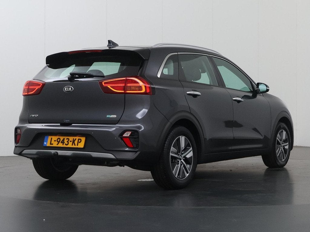 Kia Niro 1.6 GDi Hybrid DynamicLine | Trekhaak | Navigatie |, Auto's, Kia, Gebruikt, 2 kWh, Leder en Stof, Origineel Nederlands