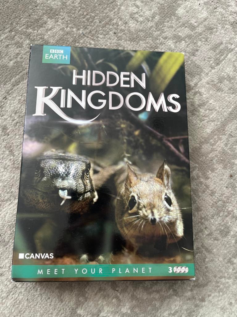 BBC Hidden Kingdoms DVD - Natuurdocumentaire, Cd's en Dvd's, Dvd's | Documentaire en Educatief, Zo goed als nieuw, Natuur, Alle leeftijden