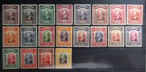 SARAWAK 1942"Japanse Bezetting" Michelnr 1/26 mooi postfris, Postzegels en Munten, Ophalen of Verzenden, Postfris, Oost-Azië