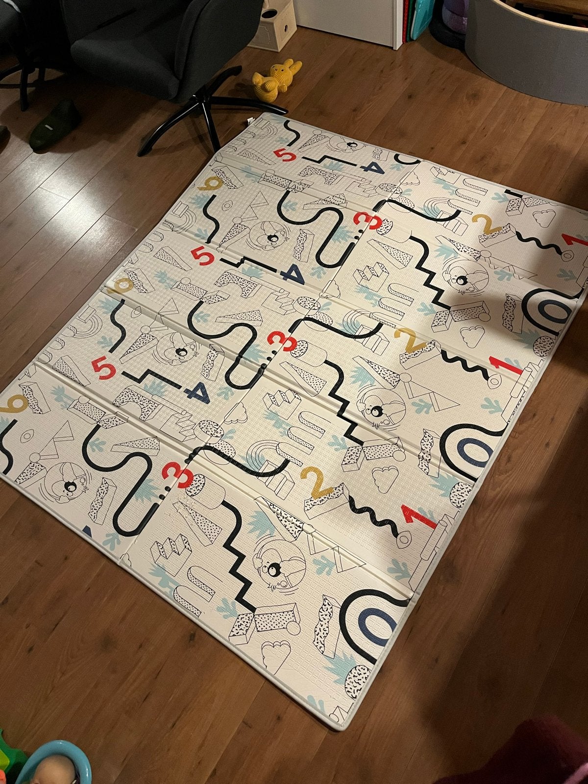 Decathlon opvouwbare speelmat voor baby's en kinderen, Ophalen, Gebruikt