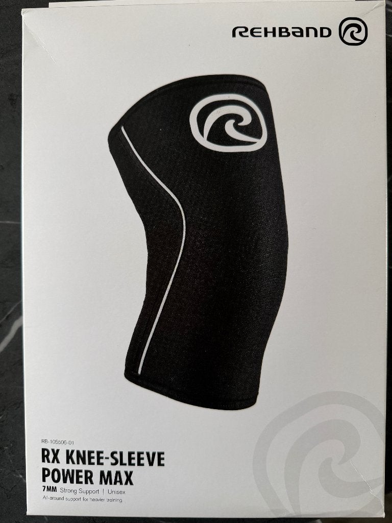 Rehband Knee sleeves POWER MAX 7mm, Ophalen of Verzenden, Nieuw, Benen, Overige typen