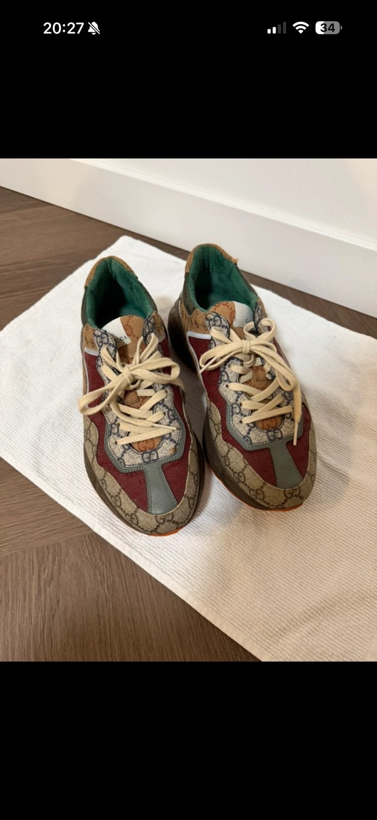 Gucci sneakers (heren), Overige kleuren, Ophalen of Verzenden, Sneakers of Gympen, Gedragen