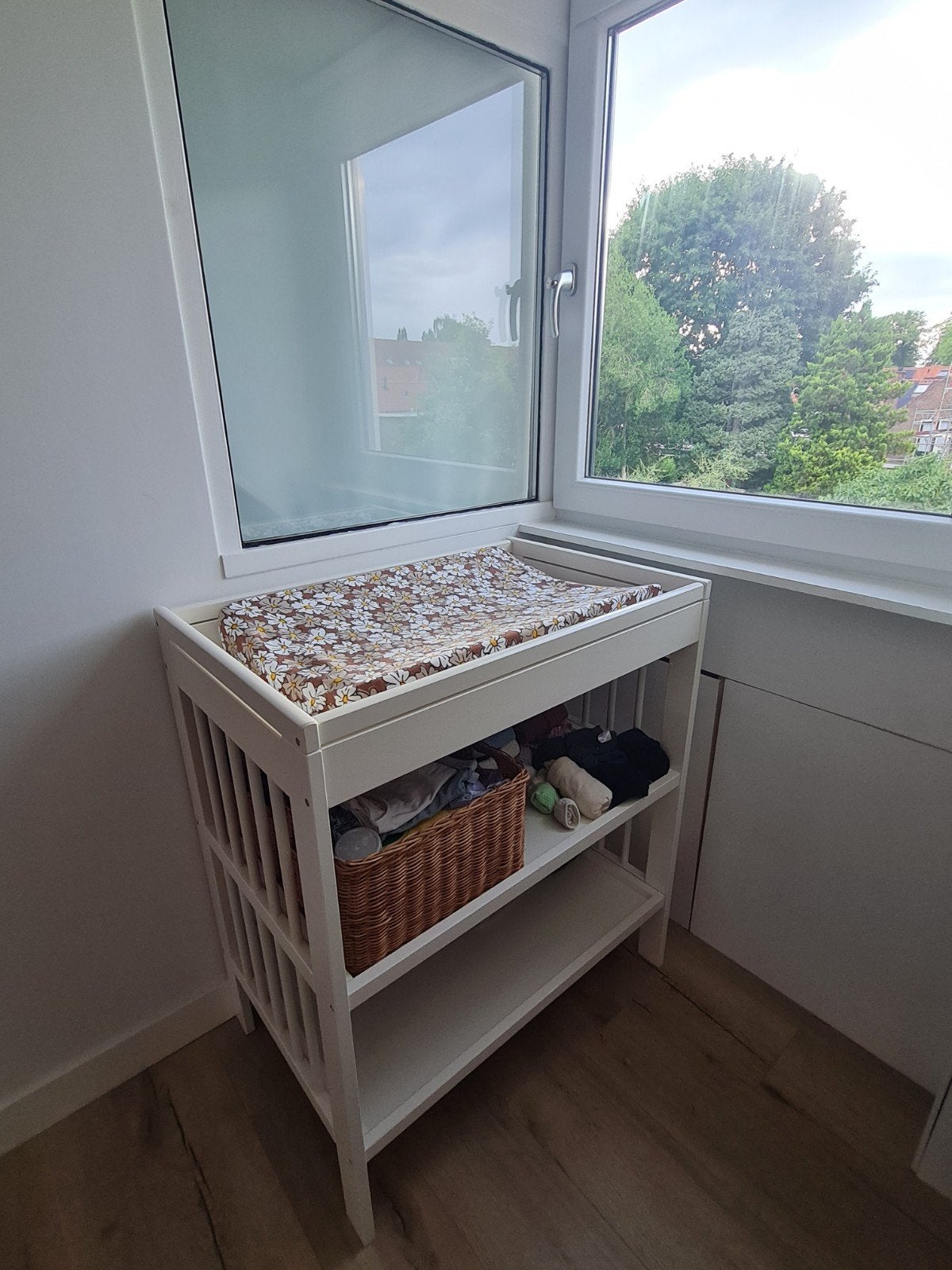 Witte commode (Ikea Gulliver), Kinderen en Baby's, Kinderkamer | Commodes en Kasten, Ophalen, Gebruikt, 50 tot 70 cm, 75 tot 100 cm
