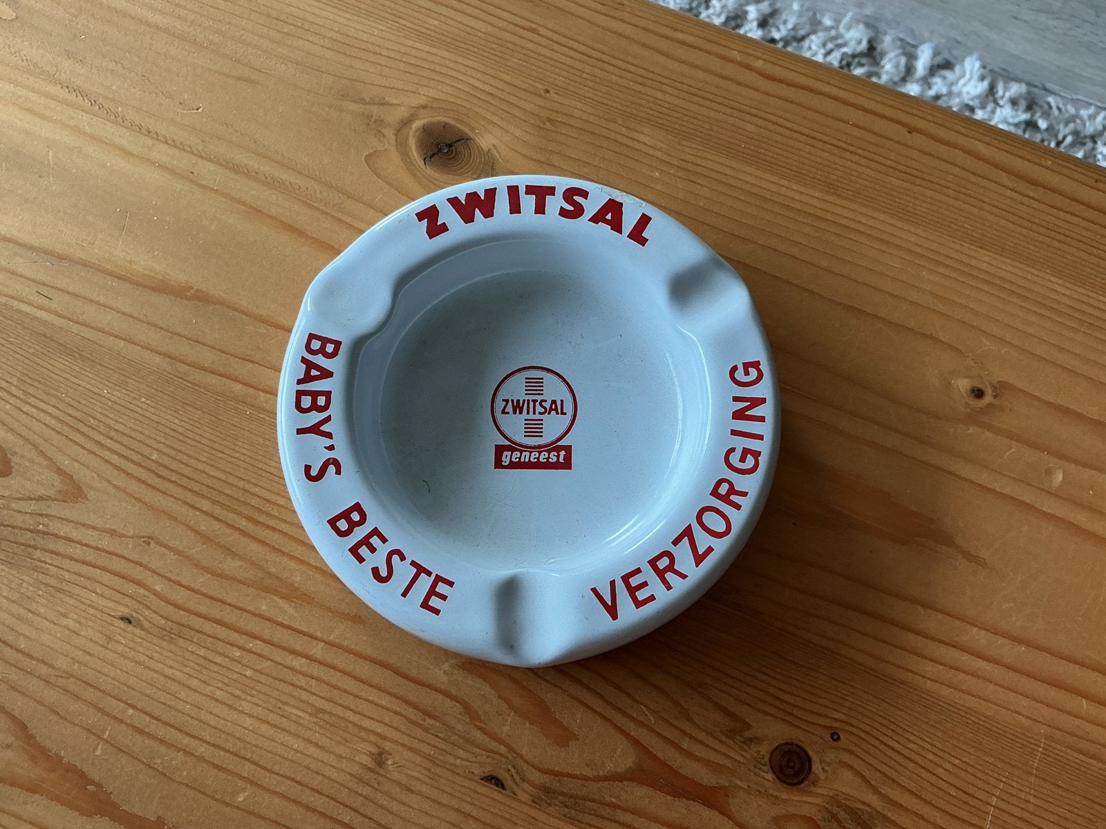 Vintage Zwitsal asbak - Baby's Beste Verzorging, Ophalen of Verzenden