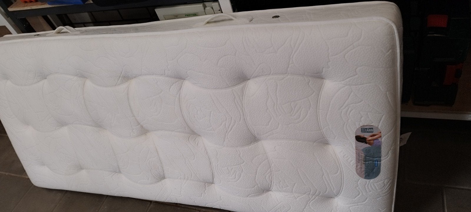 Pullman matras, 90 cm, Eenpersoons, Wit, Ophalen of Verzenden