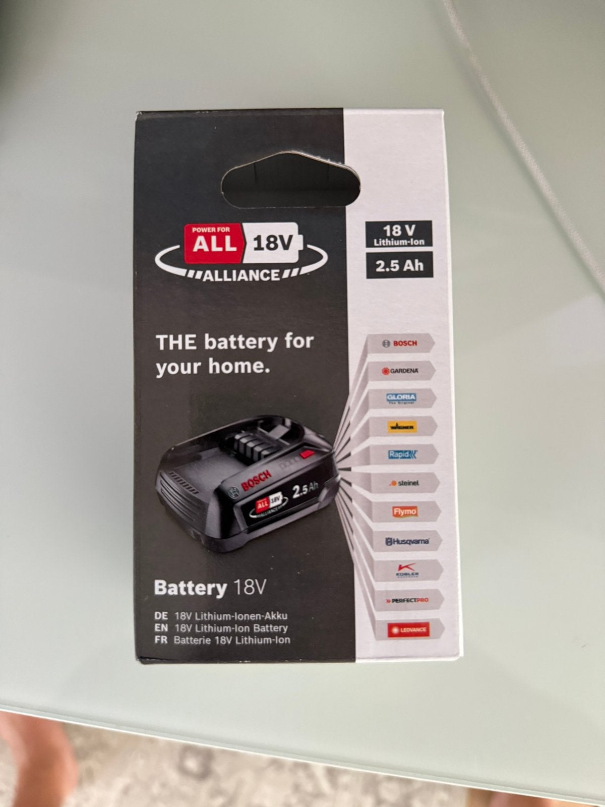 Nieuwe  Bosch 18V 2.5Ah Lithium-ion acc, Ophalen, Nieuw