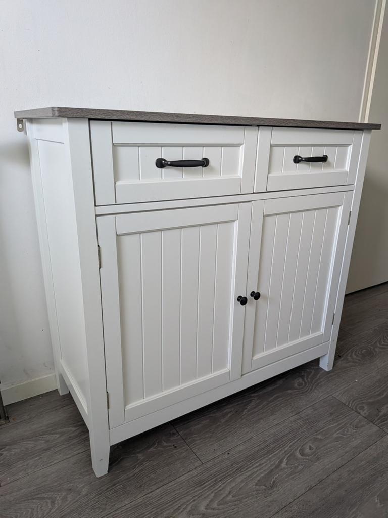 Kitchen cabinet white, Huis en Inrichting, Ophalen, Met deur(en), Modern landelijk, 50 tot 100 cm