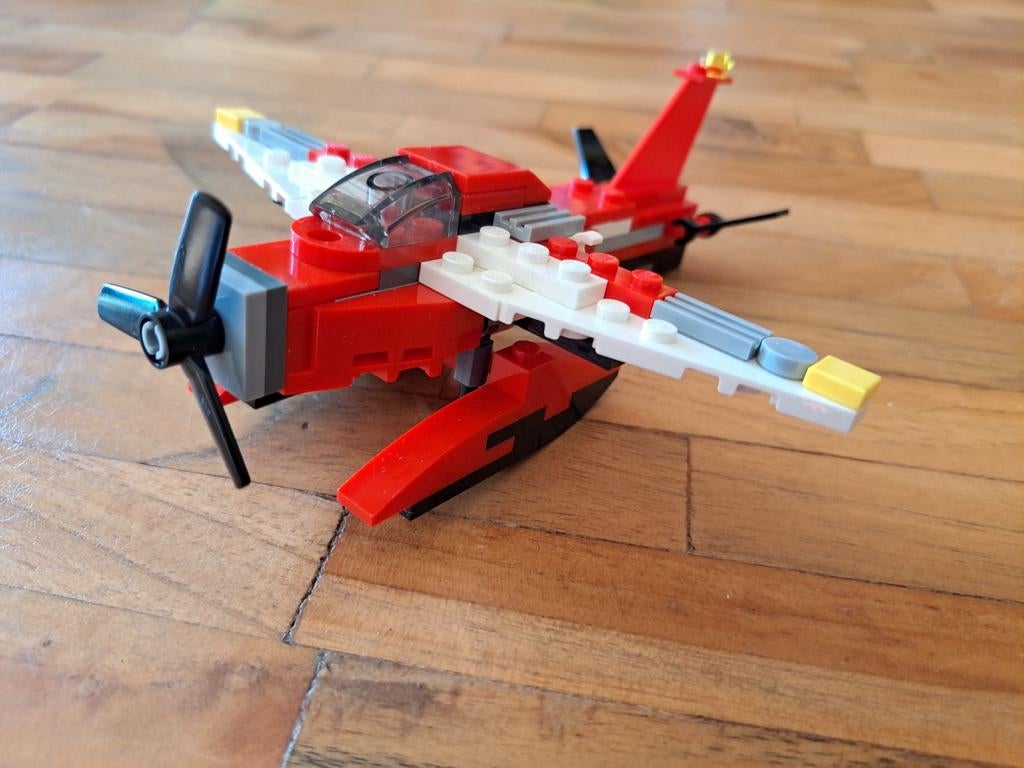 LEGO Creator 31057 Luchtstunt Show Vliegtuig compleet, Gebruikt, Lego, Compleet, Ophalen of Verzenden