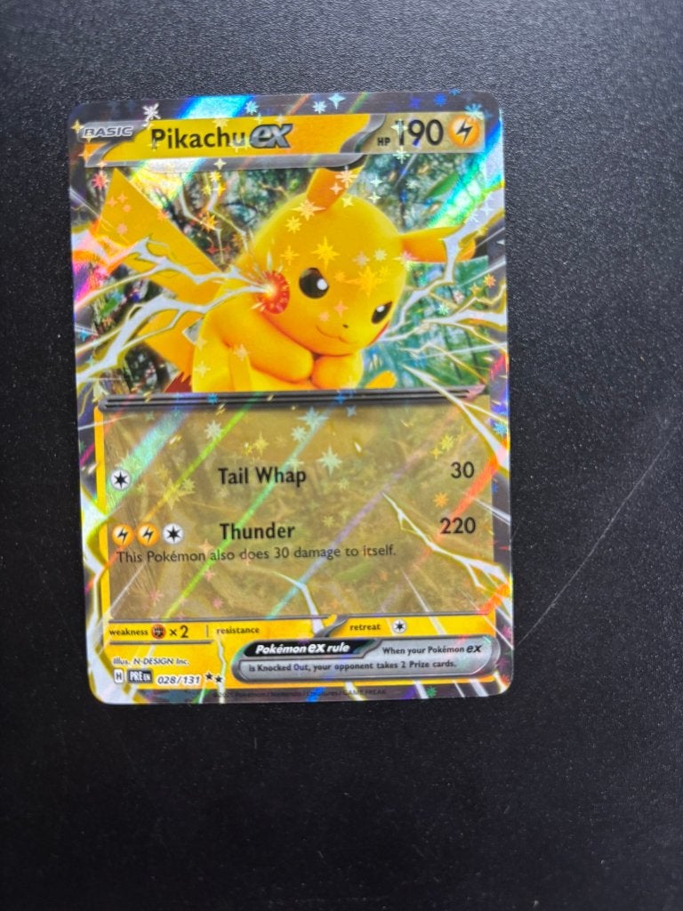 Pikachu ex (PRE 028), Ophalen of Verzenden, Zo goed als nieuw
