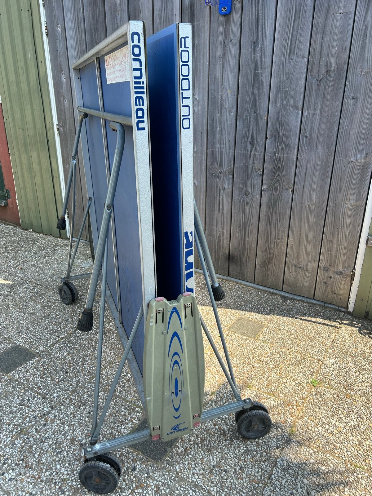 Cornilleau Outdoor Tafeltennistafel - Gebruikt, Ophalen, Gebruikt, Tafel Outdoor, Inklapbaar
