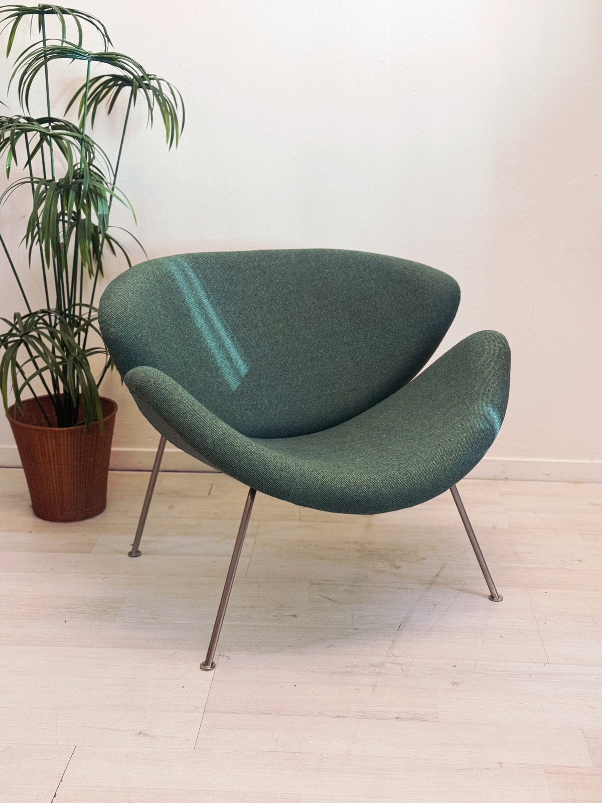 Vintage Artifort Orange Slice fauteuil – Pierre Paulin, Huis en Inrichting, Vintage, 75 tot 100 cm, Ophalen of Verzenden, Zo goed als nieuw